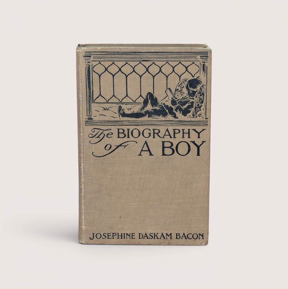 1910s The Biography of a Boy Book Josephine Daskam Bacon Hardcover Book